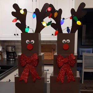 DIY Plywood Reindeer Plan: Christmas Decoration, Scrap Wood Project