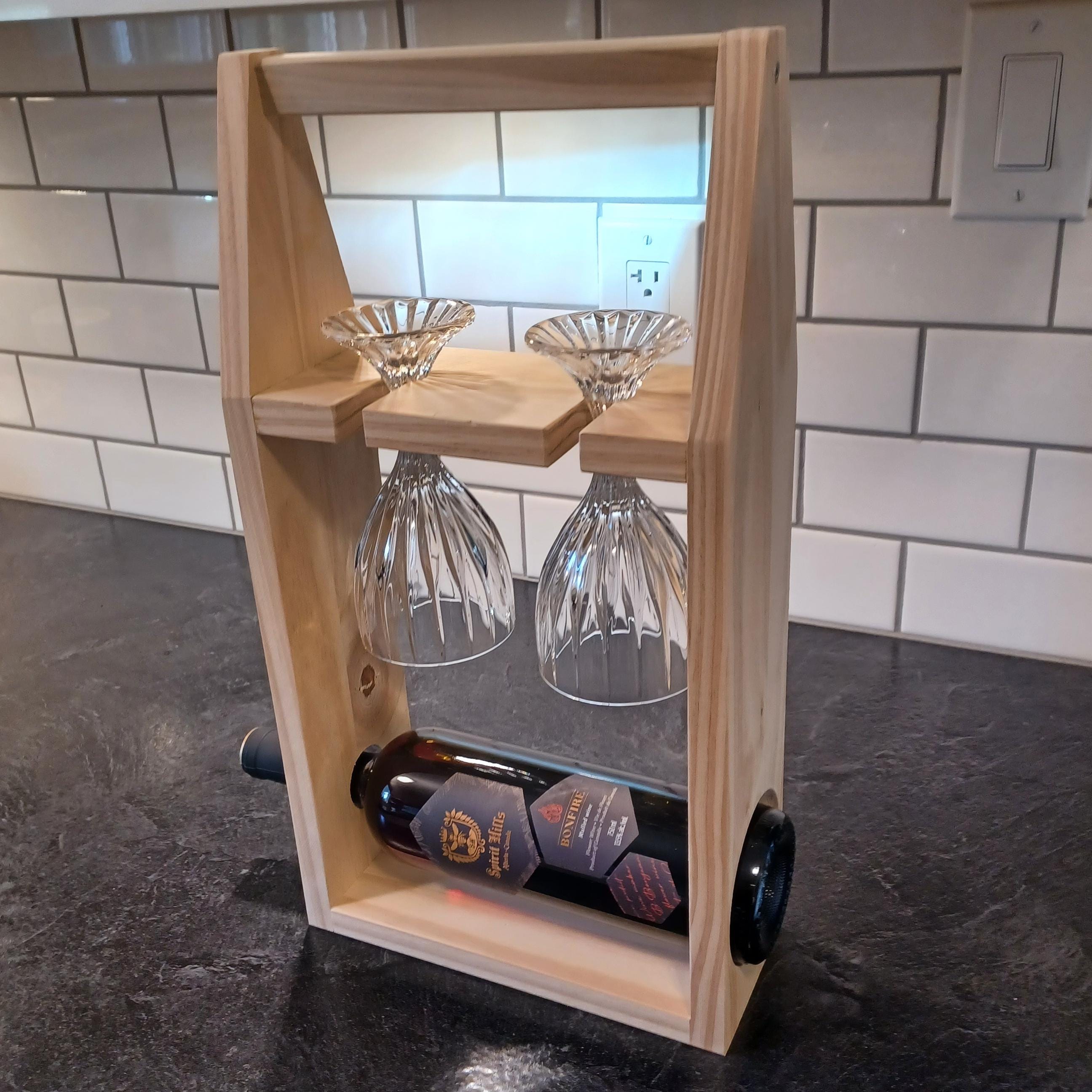 Easy DIY Wine Tote Plan: Beginner Woodworking Project - Etsy