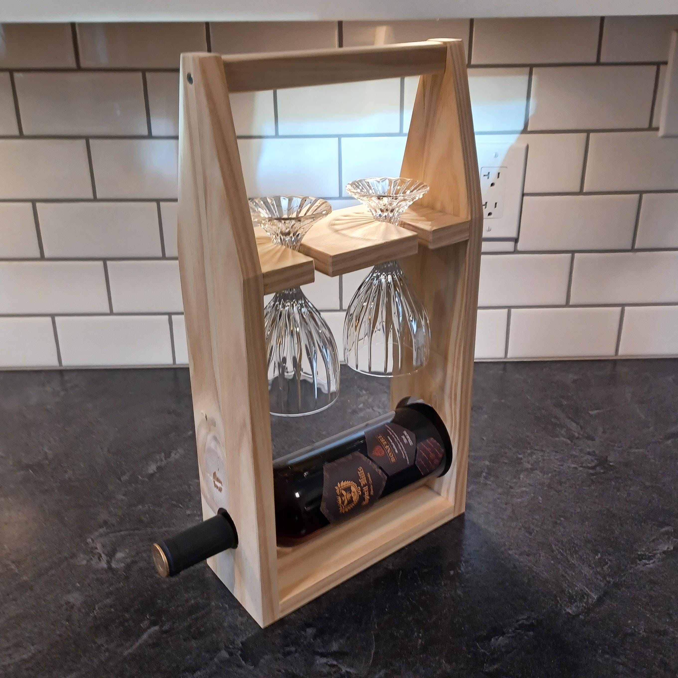 Easy DIY Wine Tote Plan: Beginner Woodworking Project - Etsy