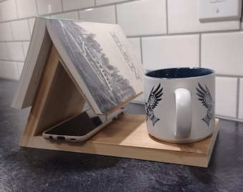 DIY Wooden Book Rest Plan: Easy Beginner Woodworking Project
