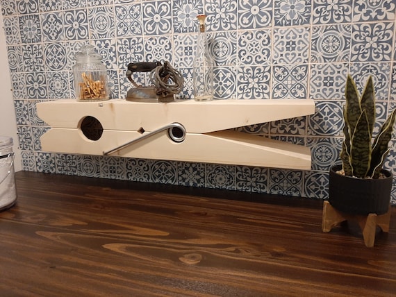 Clothespin shelf new arrivals