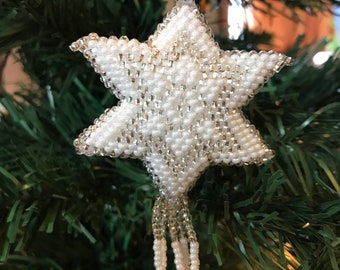 Hand-Beaded Cristmas Ornaments