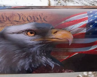 Eagle-Flag-We the People Mailbox