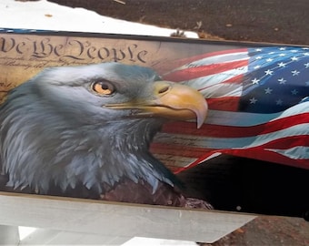 Eagle-Flag-We the People Mailbox