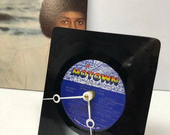 Jermaine Jackson - upcycled vinyl record clock