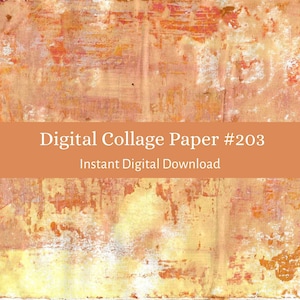 Digital Collage Paper #300, Digital Collage Backgrounds, Instant Download Printable, Art Journaling, Mixed Media Art Paper