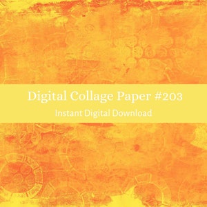 Digital Collage Paper #203, Digital Collage Backgrounds, Instant Download Printable, Art Journaling, Mixed Media Art Paper