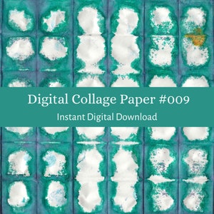 Digital Collage Paper #009:  Digital Collage Backgrounds, Instant Download Printable, Art Journaling, Mixed Media Art Paper
