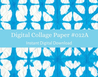 Digital Collage Paper #012:  Digital Collage Backgrounds, Instant Download Printable, Art Journaling, Mixed Media Art Paper
