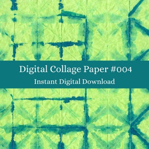 Digital Collage Paper #004:  Digital Collage Backgrounds, Instant Download Printable, Art Journaling, Mixed Media Art Paper