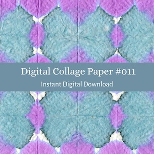 Digital Collage Paper #011:  Digital Collage Backgrounds, Instant Download Printable, Art Journaling, Mixed Media Art Paper