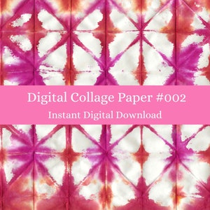 Digital Collage Paper #002:  Digital Collage Backgrounds, Instant Download Printable, Art Journaling, Mixed Media Art Paper