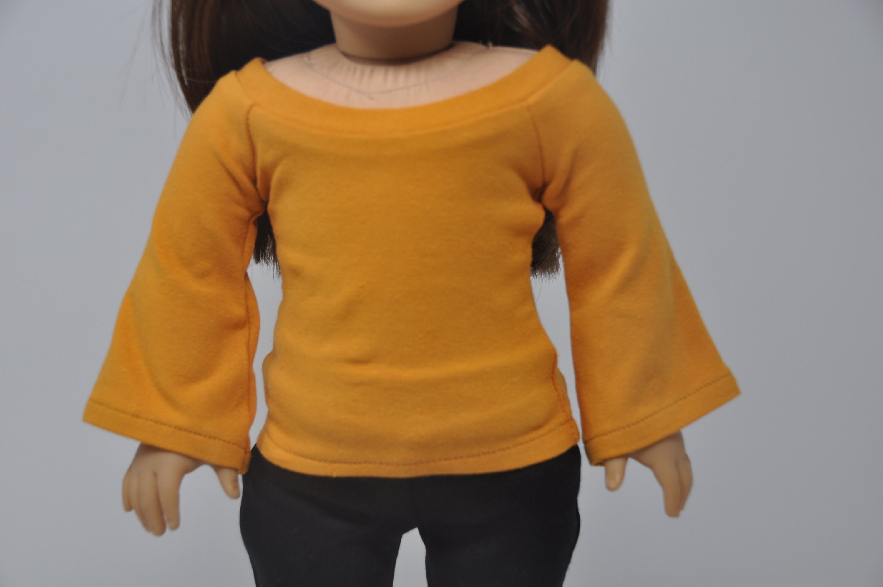 Mustard 18 Inch Doll Shirt 18 Inch Doll Clothes 18 Inch Etsy