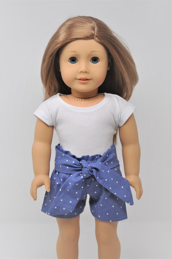 Chambray Blue Doll Outfit 18 Inch Doll Clothes Paper Bag - Etsy