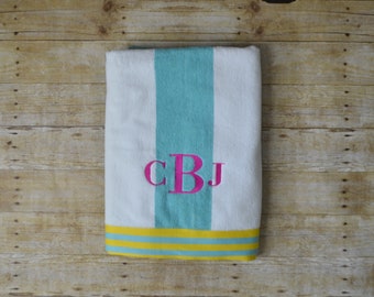 Monogrammed Beach, Pool, Lake, Towel - oversized personalized towel