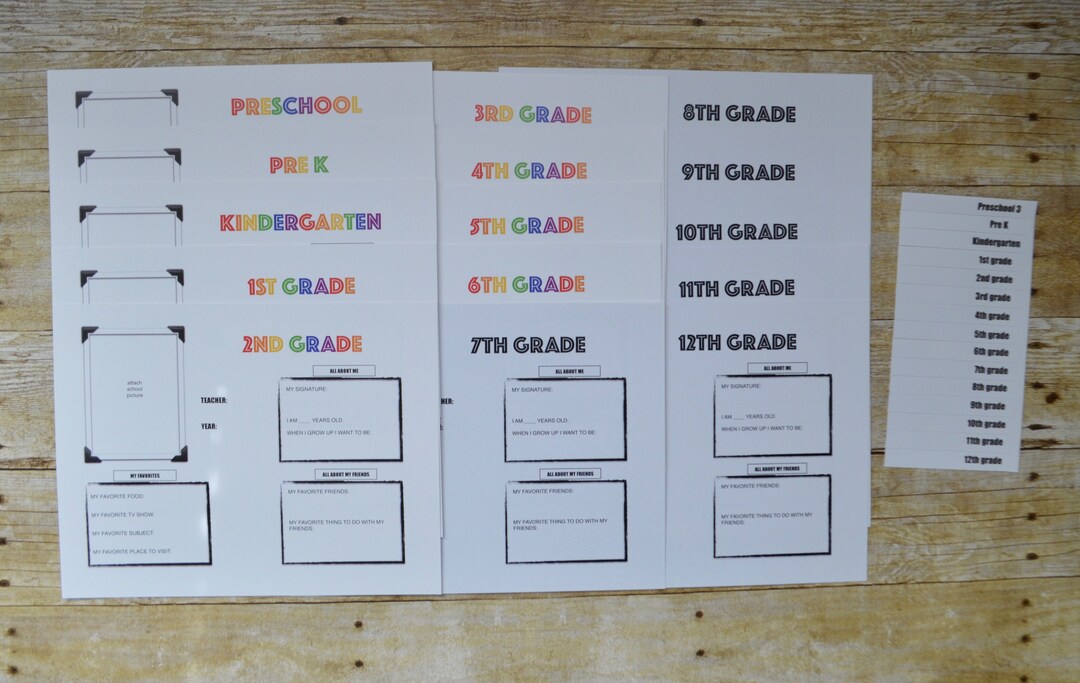 DIY Memory Box Kit - School File Keepsake Organizing Bin - Etsy