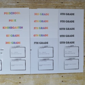 DIY DIGITAL Memory Box Kit - School File Keepsake Organizing Bin