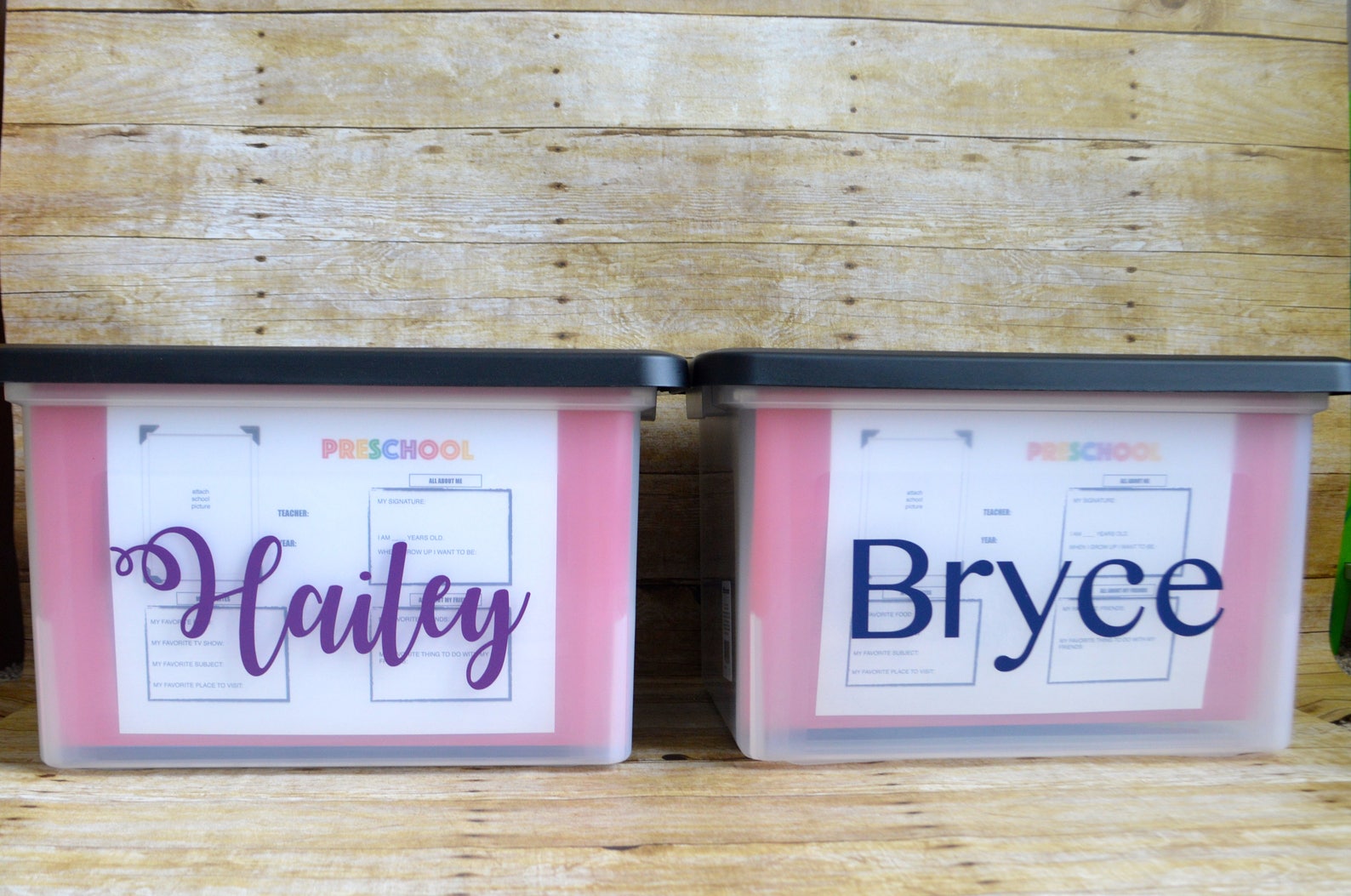 DIY Memory Box Kit School File Keepsake Organizing Bin Etsy
