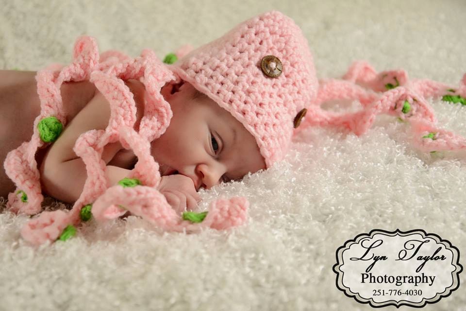 4 Octopus Hat Crochet Patterns for Playful Sea-Creature Style 3 Crochet Pattern: Ollie Octopus Infant Hat