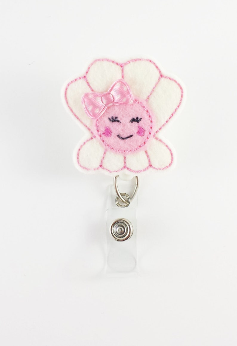 Clip coccodrillo RN Badge per donna Q/&A Porta badge retrattile Porta badge ID Porta mulinello Nome porta badge per infermiere confezione da 4