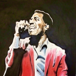 Otis Redding Soul Singer Portrait Wall Decor Limited Edition Poster Print