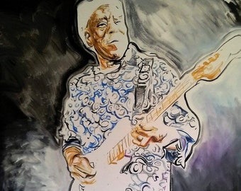 Buddy Guy Chicago Blues  Guitar Limited Edition Music Poster Print Wall Decor