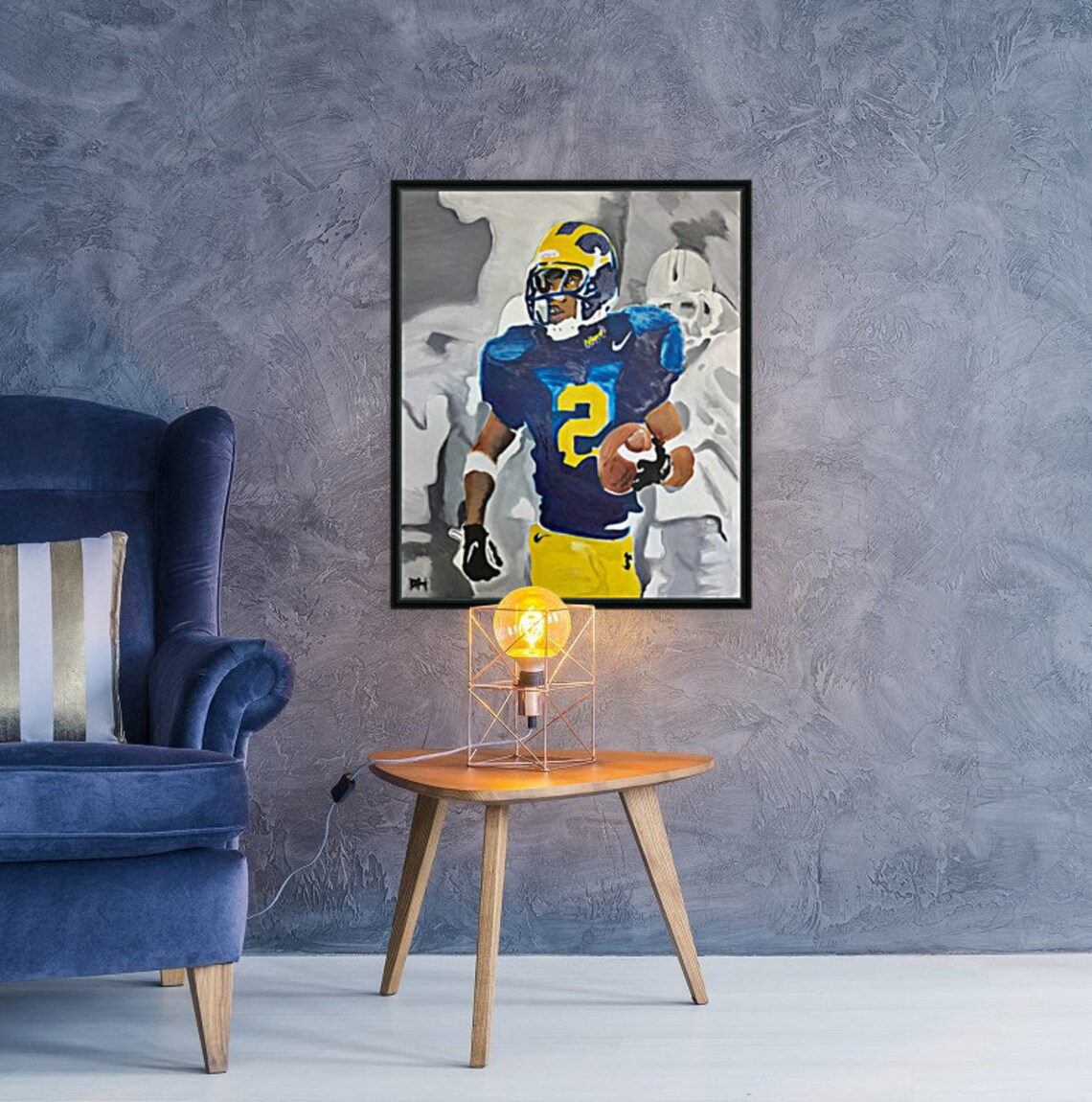 Charles Woodson University Of Michigan Wolverines Football Go Etsy