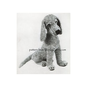 おもちゃのデズモンド犬 ヴィンテージ編み犬 編み物パターン PDF 994 WonkyZebra からメール