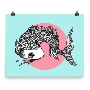 Koi Art Print
