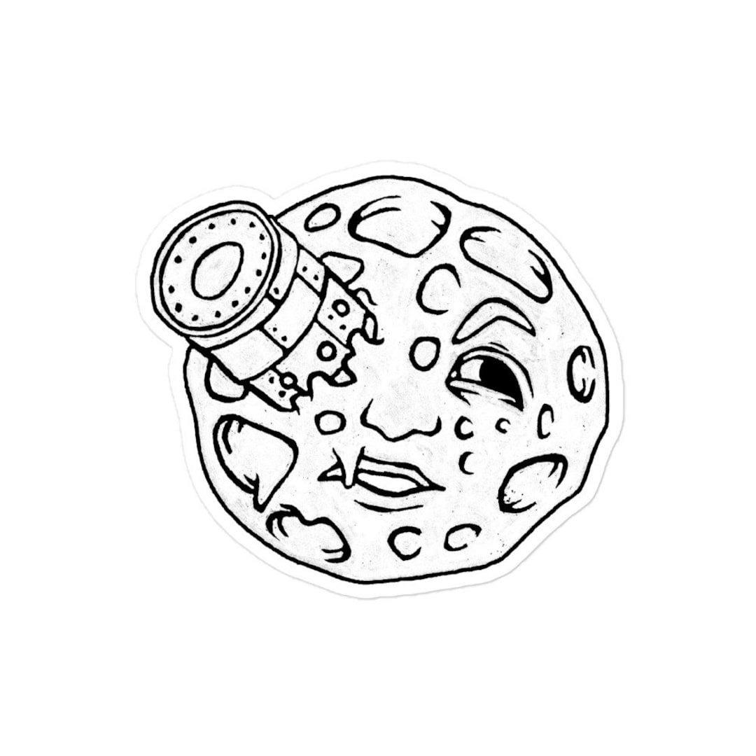 A Trip to the Moon Bubble-free Stickers | Voyage Dans La Lune | Georges ...