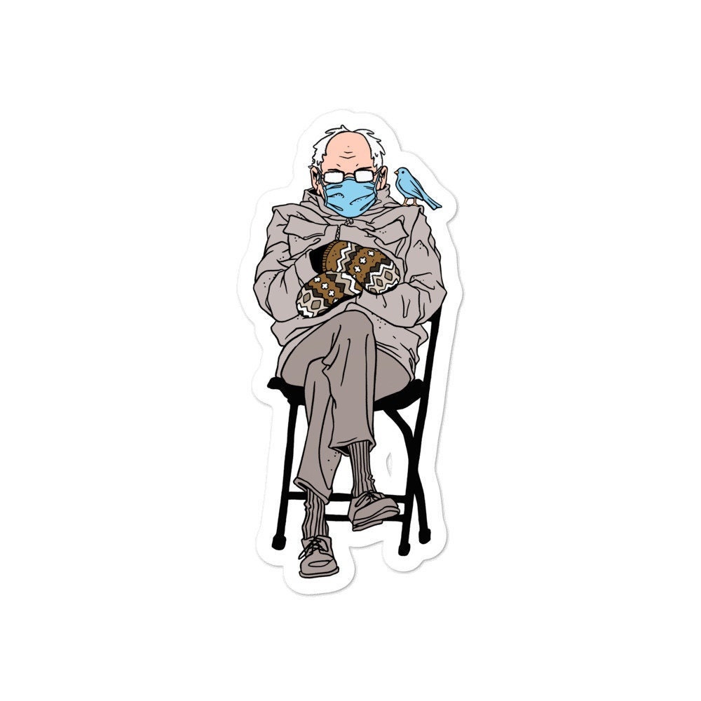 Bernie Decal || || Vinyl Sticker | Bubble-free Stickers | Vinyl ...