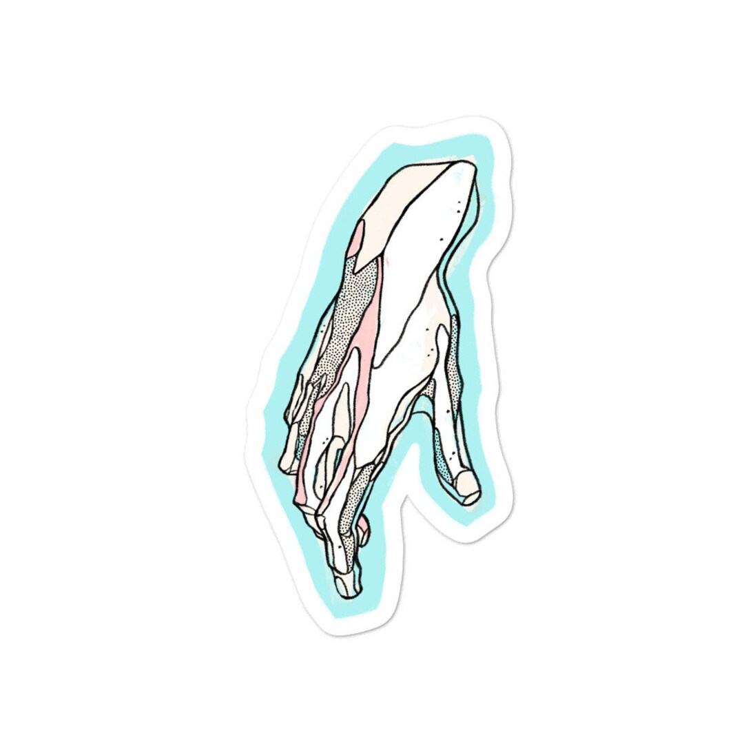Vinyl Hand Sticker | Bubble-free Stickers | Vinyl Adhesive Decal ...