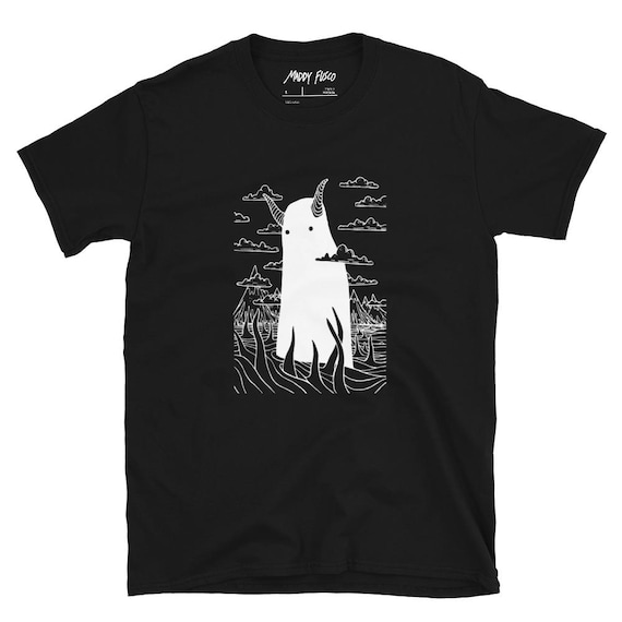 Black and White Monster Short-sleeve Unisex T-shirt - Etsy