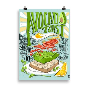 Avocado Toast Print