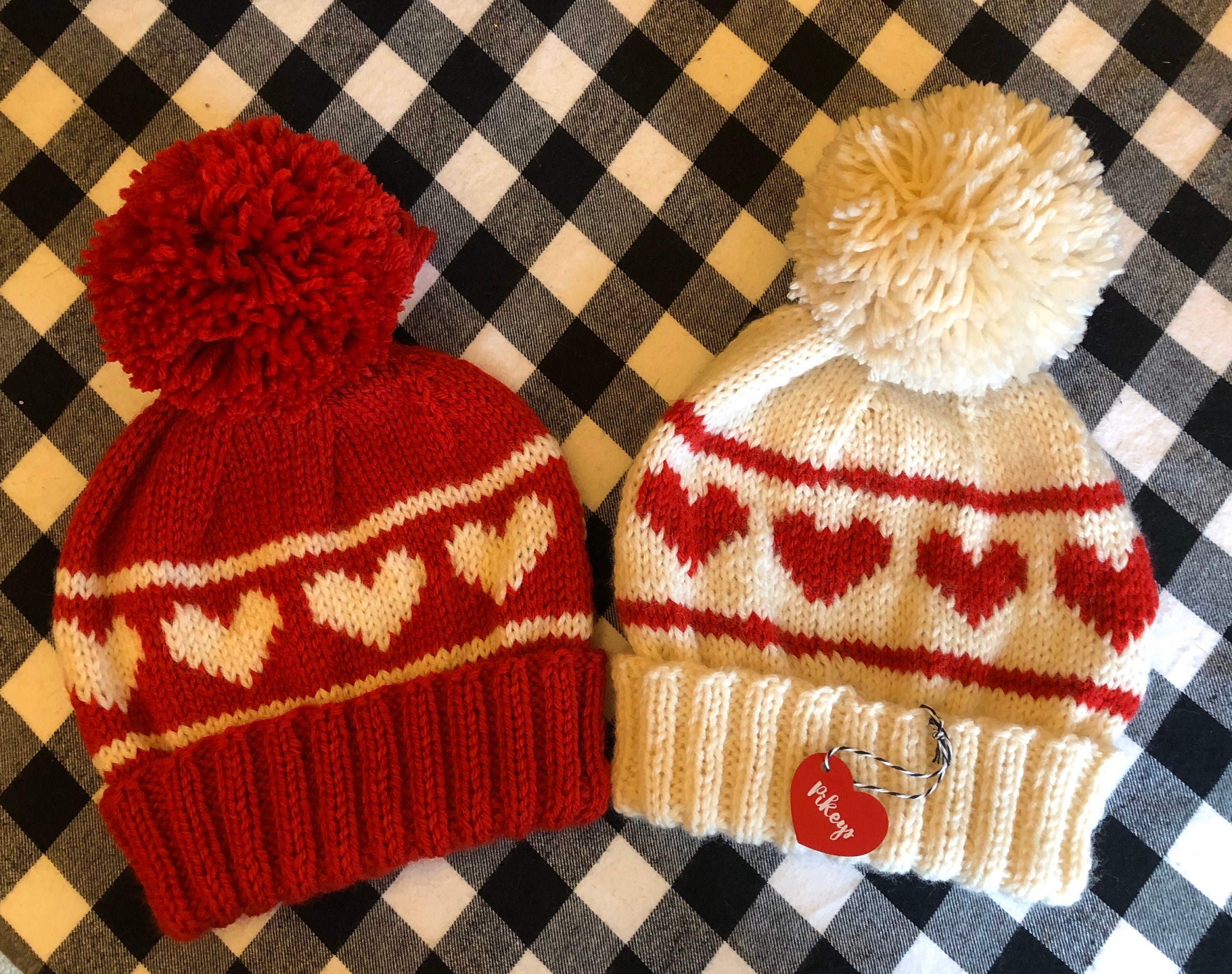 Bride and Friends Beanie Set, Hand Knit Hats for 