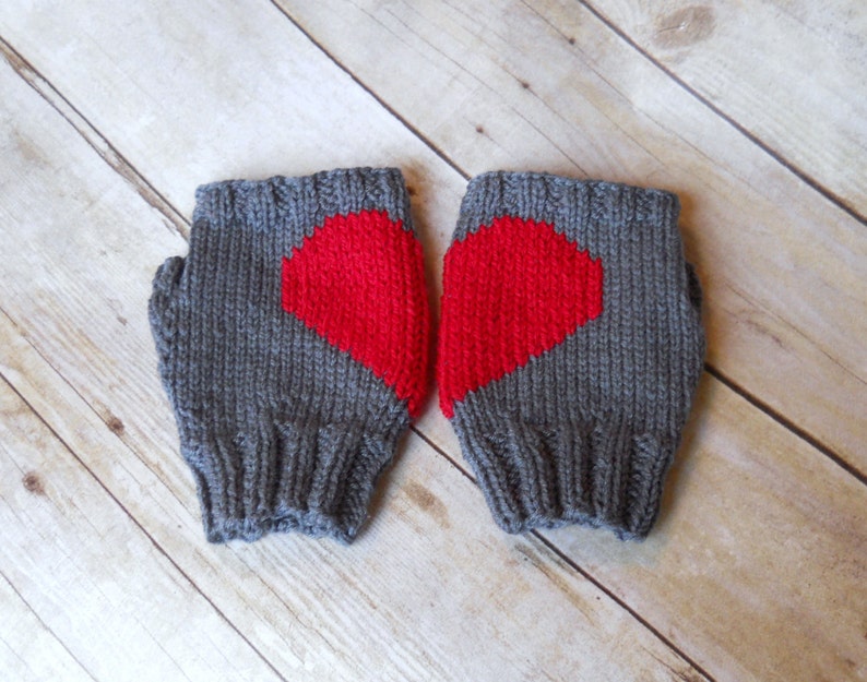 Heart in Hands Fingerless Gloves Heart Gloves Gifts for Etsy