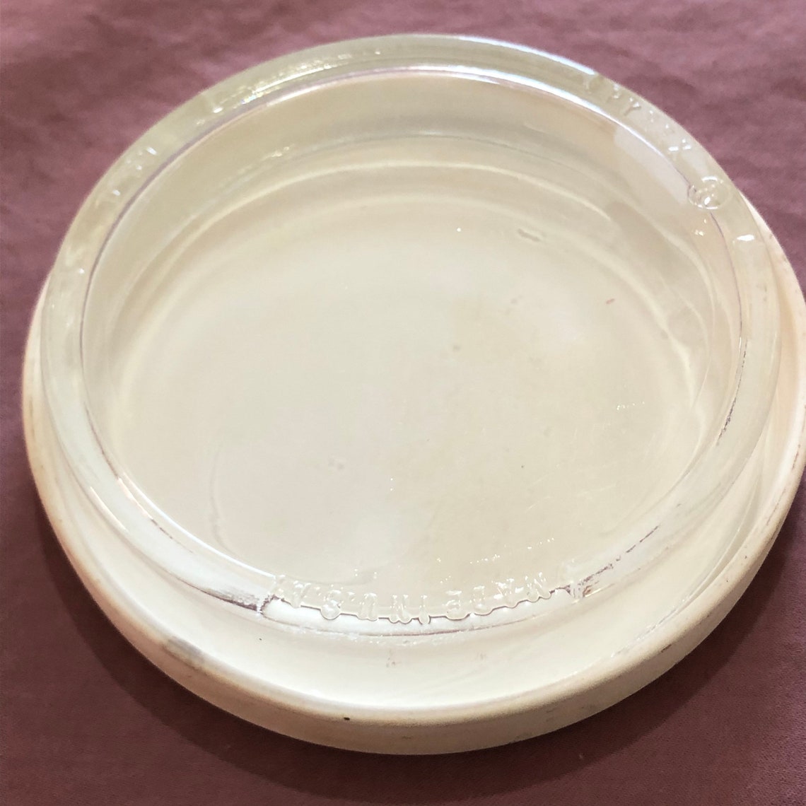 Laboratory Supplies Vintage Ceramic Petri Dish LID ONLY Set of 3 Etsy