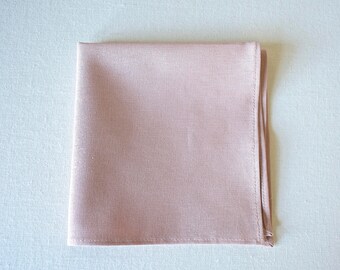 pocket square dusty rose linen,linen dust rose,blush rose linen pocket square,rose wedding accessories,blush weddings,rose linen fabric,dust