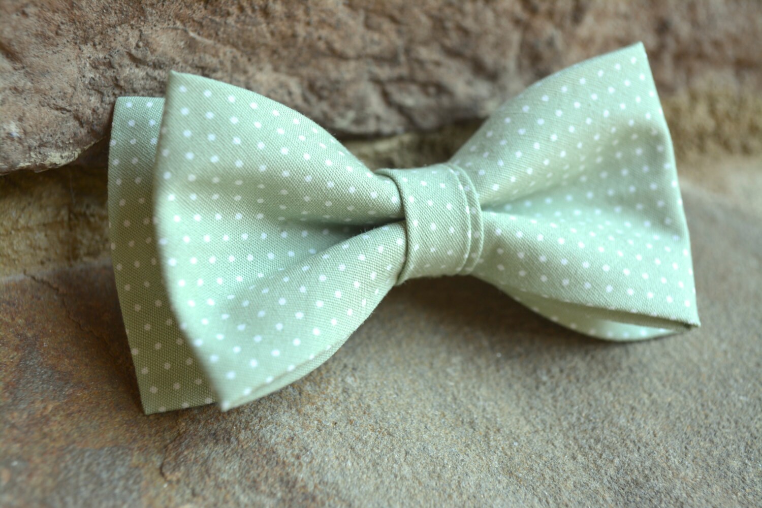Sage green and ivory bow ties for boyssage green bow tie for Etsy