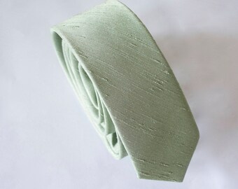 sage green tie and pocket square for men,mens tie,sage green weddings,sage green accessories,sage green fabric