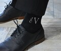 Monogrammed socks for men/Christmas gift for men/groomsmen  gifts/personalized socks/dad gift/groom gift/personalized socks