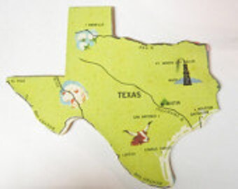 State of  Texas Magnet, Magnet of Texas by JustStated on etsy