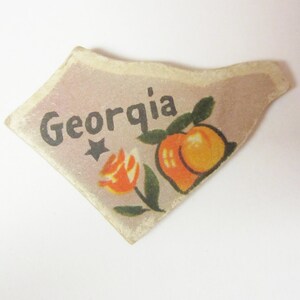 State of  Georgia Magnet, Magnet of Georgia, by JustStated on etsy