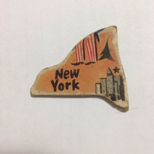 New York magnet, magnet of New York, vintage New York magnet