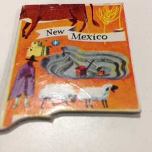 Bundesstaat New Mexico, Magnet, Magnet von New Mexico von JustStated auf etsy