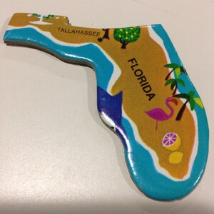 State of Florida Magnet, Magnet of Oklahoma by JustStated on etsy