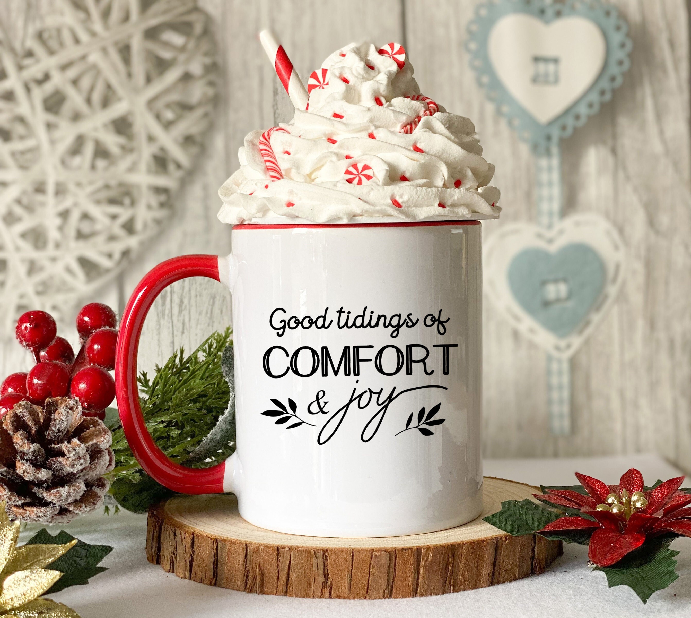 Good Tidings of Comfort and Joy Campfire Coffee Mug