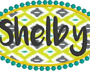 Oval monogram frame applique monogram font frame monogram embroidery font oval monogram font oval embroidery applique oval full name frame