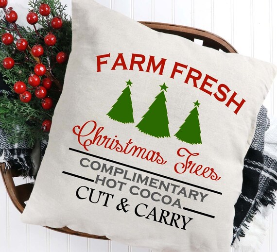 Download Free Farm Fresh Christmas Trees Svg Christmas Svg Santa Svg Etsy SVG DXF Cut File