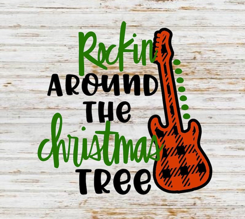 Rockin around the christmas tree svg blessed svg farmhouse Etsy